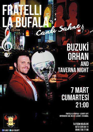 Buzuki Orhan and Taverna Night Fratelli La Bufalada