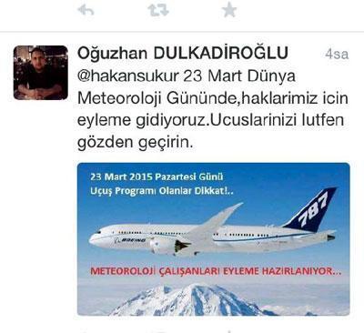 Twitterdan uyarı: Lütfen uçuşlarınızı gözden geçirin