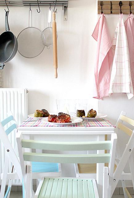 Bahar dekorasyonunda pastel renk modası