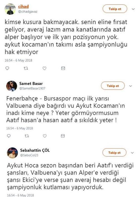 Fenerbahçede Aatıf isyanı Sosyal medyada tepki...
