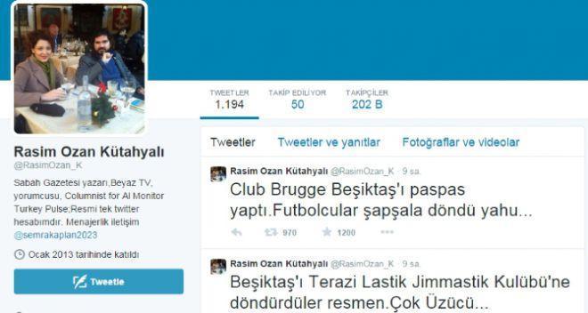 Rasim Ozan Kütahyalı’dan Beşiktaşlıları çıldırtan yorum