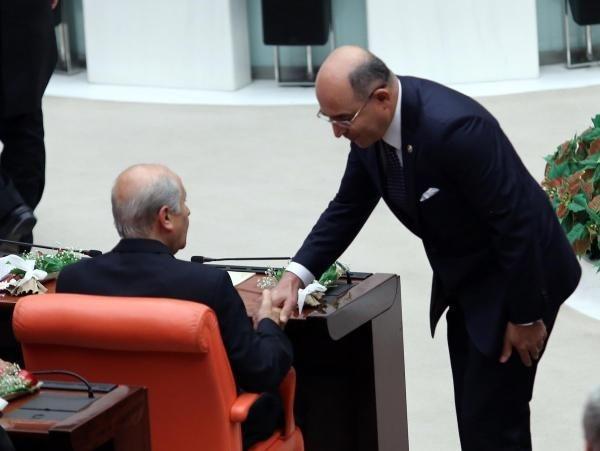 Yemin töreninden ilginç anlar