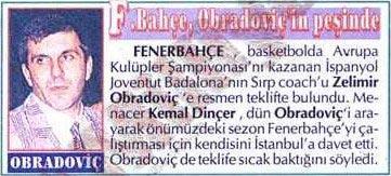 Fenerbahçenin 21 yıllık aşkı ve mutlu son..