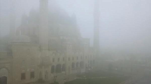 Edirne’de sıcaklık 20 dereceyi buldu, öğleden sonra ise kenti sis bastı...