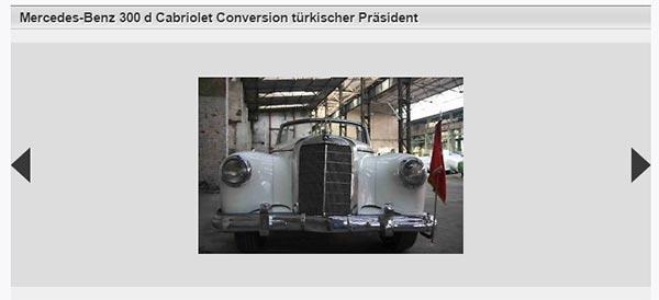 Cumhurbaşkanı makam aracı Almanyada satışa çıkarıldı
