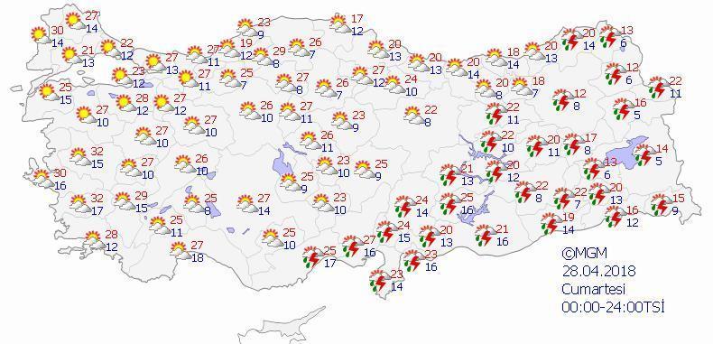 Meteoroloji açıkladı İstanbul bugün...