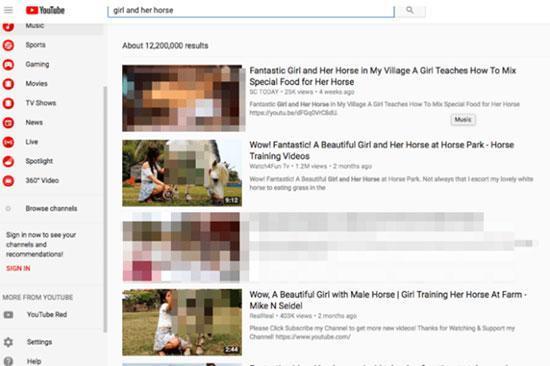 YouTubeta bazı kanallar clickbait için cinsel içerikli fotoğraflar kullanıyor