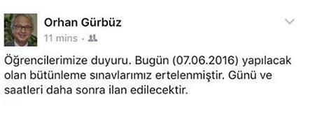 İstanbul Üniversitesinde sınavlar iptal