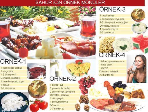 HAFiF VE SAĞLIKLI SAHUR SEÇENEKLERi