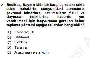 Beşiktaş-Bayern Münih maçı sınav sorusu oldu