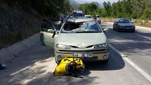 40 ülkeyi bisikletle gezdi, Türkiyede ezildi