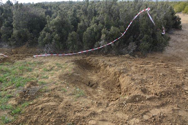 Ormanlık alanda çıplak gömülmüş Yakınları sinir krizi geçirdi