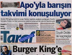 Taraf gazetesinden çarpıcı bir iddia daha