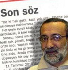Milli Gazetede Kurtulmuş istifası