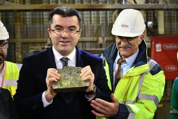 Mastra Altın Madeninde yeniden altın dökümü