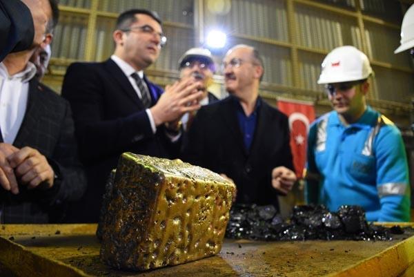 Mastra Altın Madeninde yeniden altın dökümü