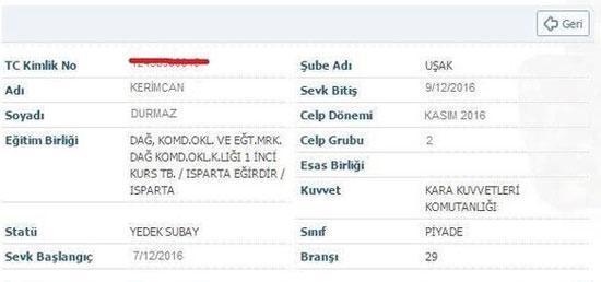 Kerimcan Durmaz askere mi gidiyor