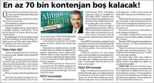 Üniversitelerde 70 bin kontenjan niye boş kaldı