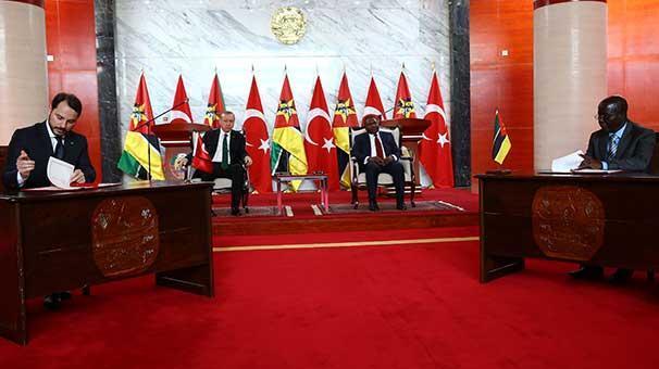 Tarihte bir ilk Cumhurbaşkanı Recep Tayyip Erdoğan Mozambikte