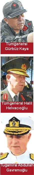 ÜÇ GENERALE YARGIYA GİTME CEZASI