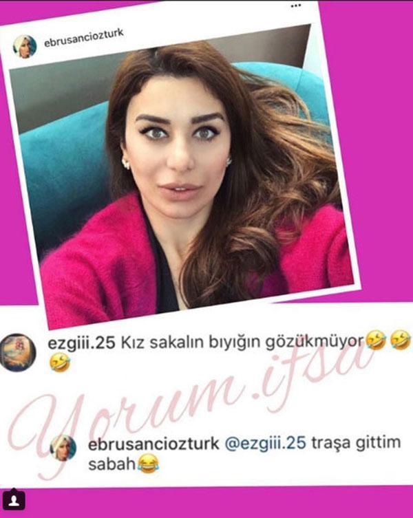 Ebru Şancıdan takipçisine olay cevap