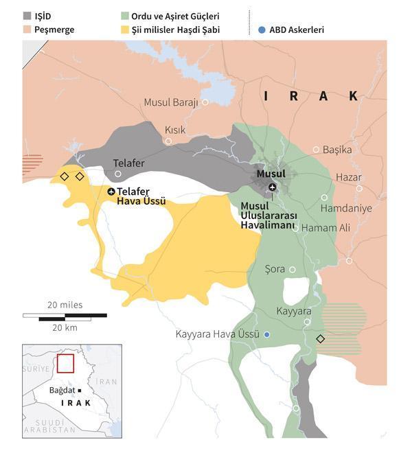 Son dakika: Musulda Irak güçlerinin ilerleyişi sürüyor Örgütten korkunç taktik