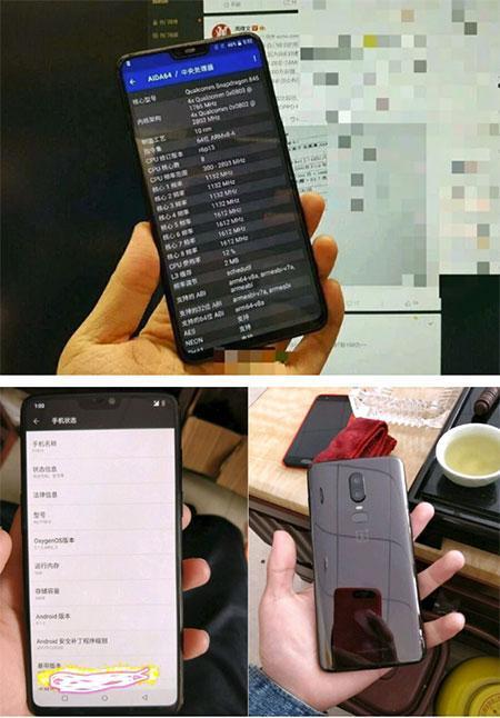 OnePlus 6nın büyük ekranını gösteren görseller ortaya çıktı