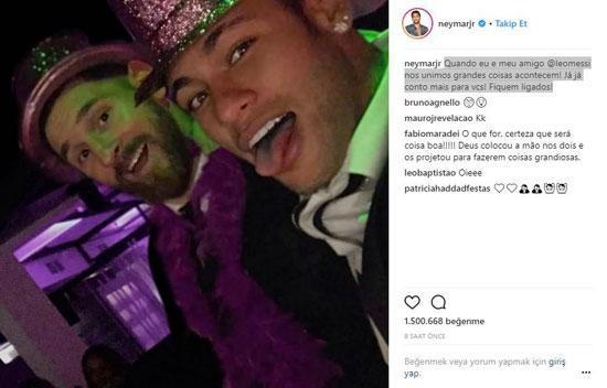 Neymar’dan kafa karıştıran Messi paylaşımı