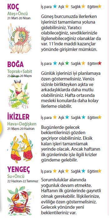 Bu hafta size ne getirecek
