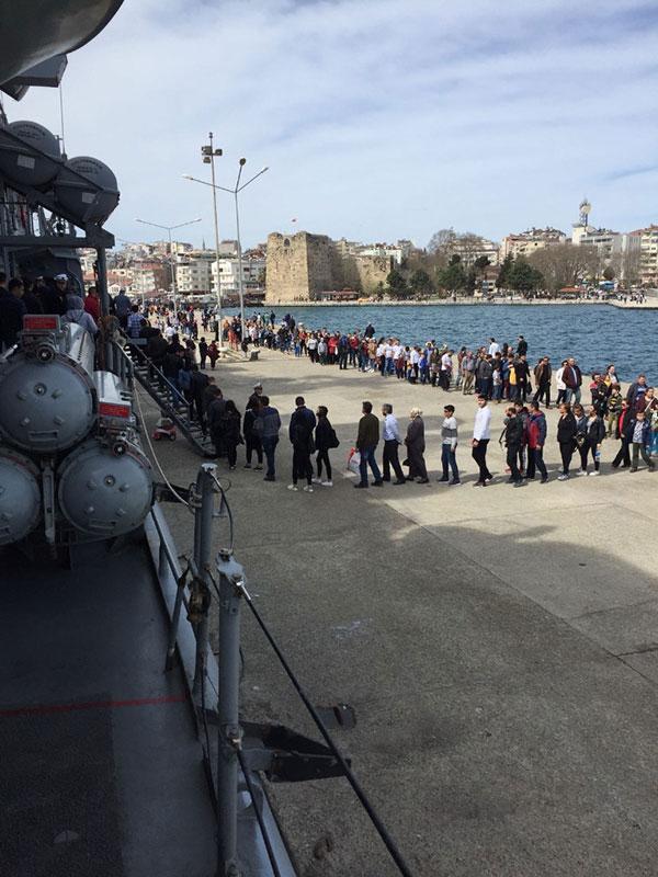 Türk donanmasına Karadenizde yoğun ilgi