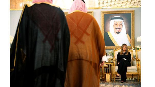 Son Dakika... Trump Suudi Arabistanda Kraldan en üst düzey devlet nişanı