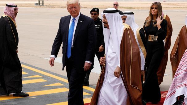 Son Dakika... Trump Suudi Arabistanda Kraldan en üst düzey devlet nişanı