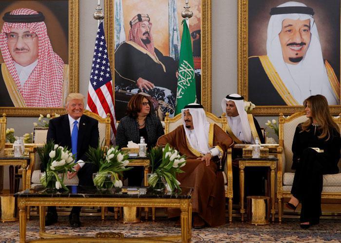 Son Dakika... Trump Suudi Arabistanda Kraldan en üst düzey devlet nişanı