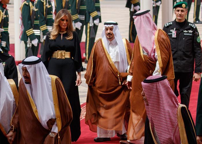 Son Dakika... Trump Suudi Arabistanda Kraldan en üst düzey devlet nişanı