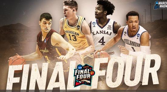 ABD kolej basketbolunda dörtlü final takımları belli oldu