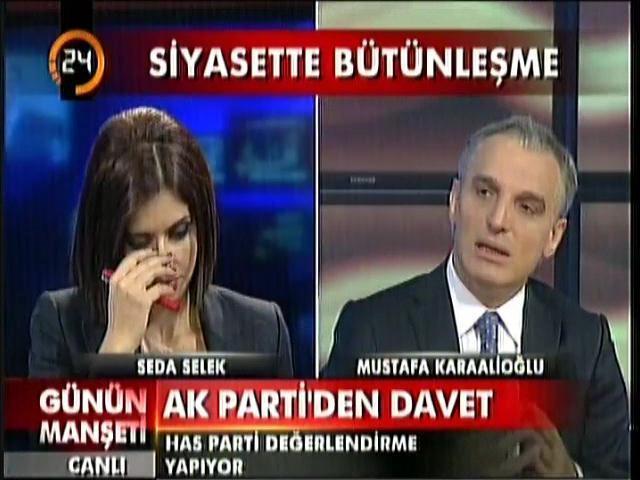 Canlı yayında bayıldı