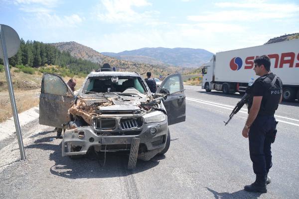 Son dakika... Siirtte kaymakamın aracının geçişi sırasında patlama