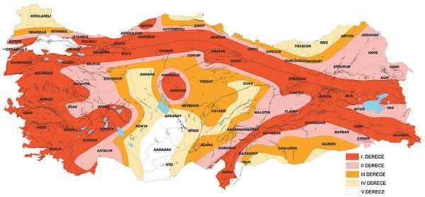 Türkiyenin yeni deprem haritası 22 yıl sonra değişti...