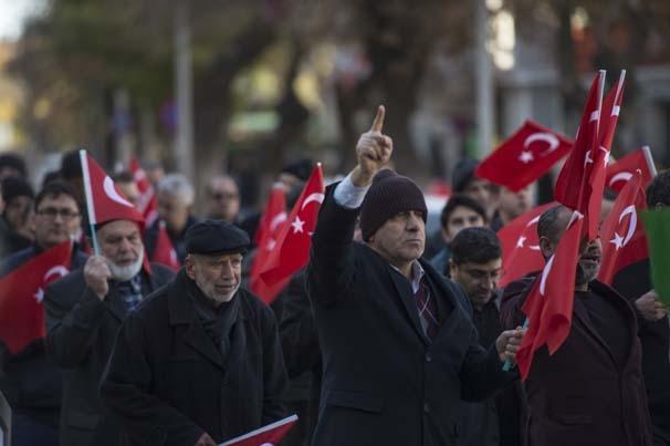 ABDnin Kudüs kararına ülke genelinden protestolar