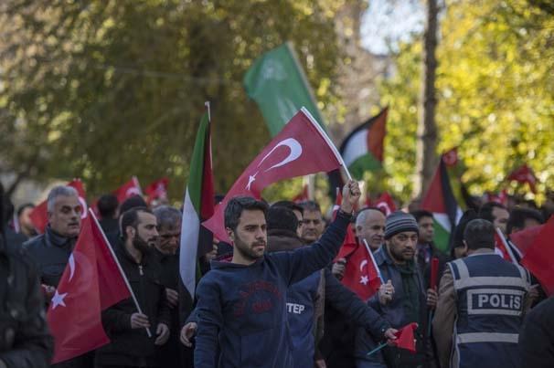 ABDnin Kudüs kararına ülke genelinden protestolar