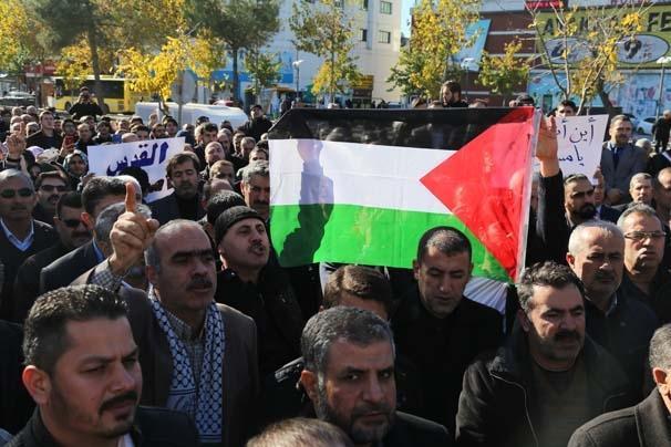 ABDnin Kudüs kararına ülke genelinden protestolar
