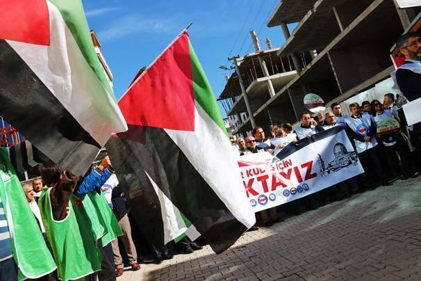 ABDnin Kudüs kararına ülke genelinden protestolar