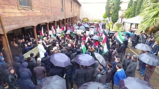 ABDnin Kudüs kararına ülke genelinden protestolar