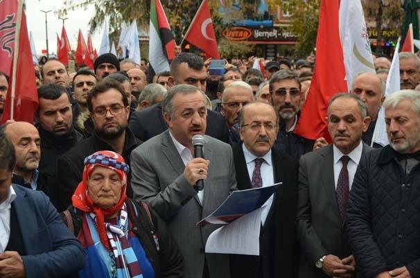 ABDnin Kudüs kararına ülke genelinden protestolar