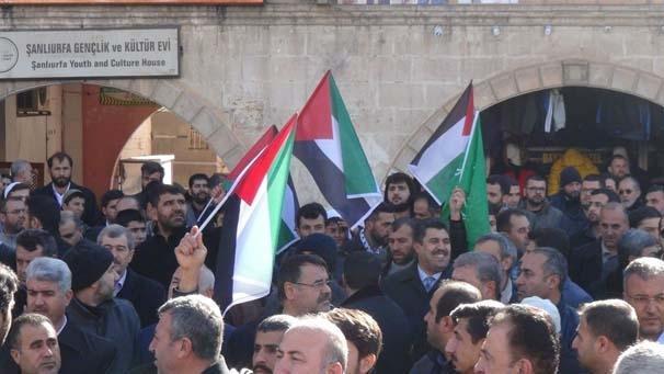 ABDnin Kudüs kararına ülke genelinden protestolar