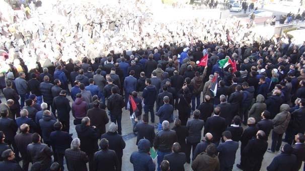 ABDnin Kudüs kararına ülke genelinden protestolar