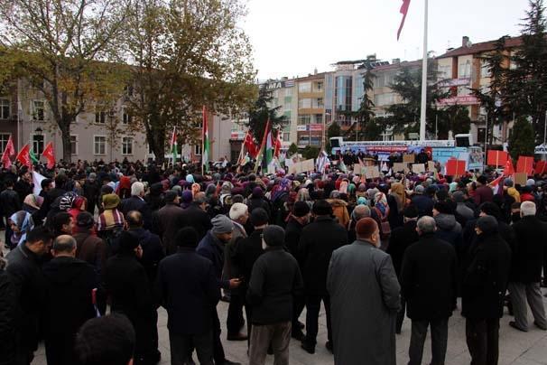 ABDnin Kudüs kararına ülke genelinden protestolar