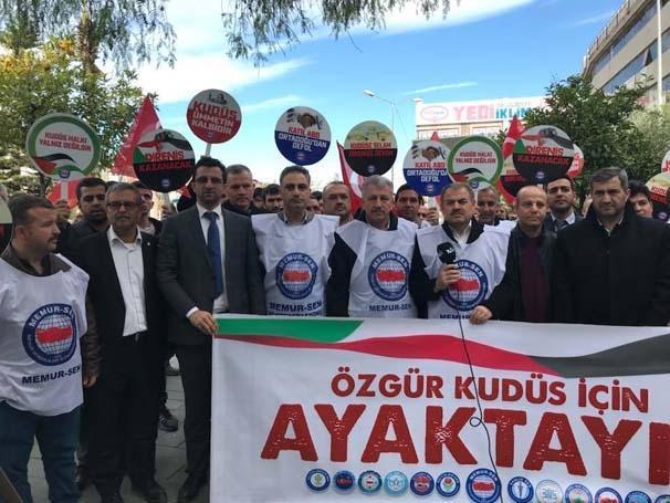 ABDnin Kudüs kararına ülke genelinden protestolar
