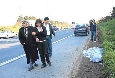 Emniyet şeridinde cinayet gibi kaza