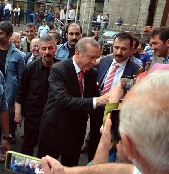 Cumhurbaşkanı Erdoğana sevgi seli